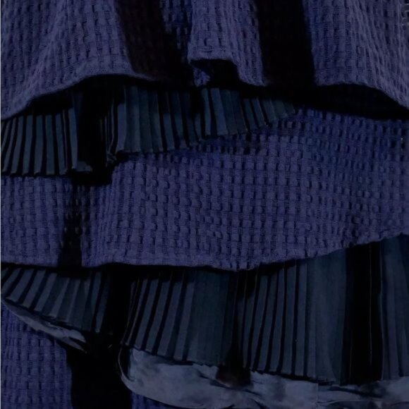 Ric Rac x Anthropologie Gingham Woven Eclectic Midi Dress Vintage Boho Feminine - Picture 6 of 16